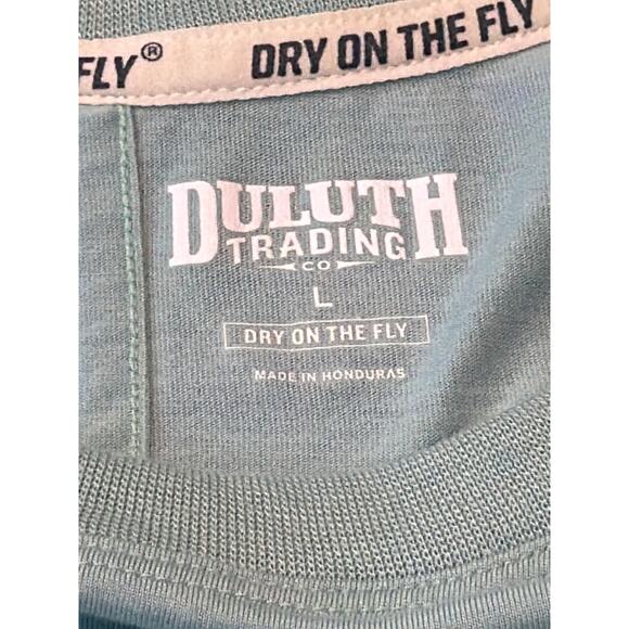 Duluth Trading Women's Dry on the Fly Long Sleeve Crewneck Mint Green Women’s LG - Picture 3 of 9